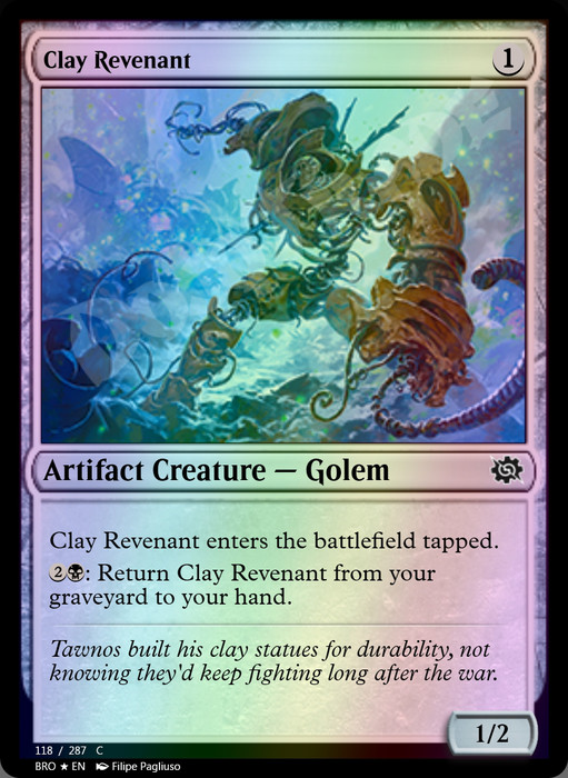 Clay Revenant FOIL