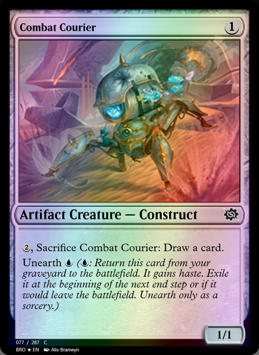 Combat Courier FOIL