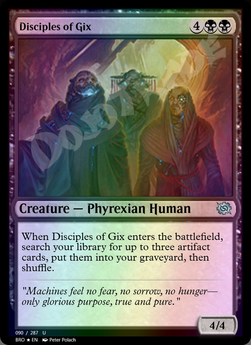 Disciples of Gix FOIL