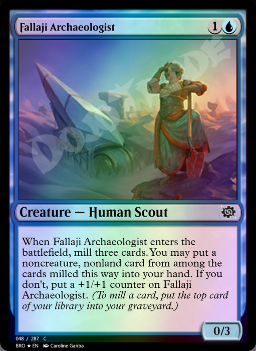 Fallaji Archaeologist FOIL