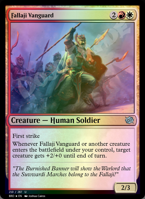 Fallaji Vanguard FOIL