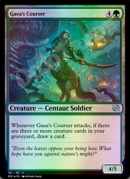 Gaea's Courser FOIL