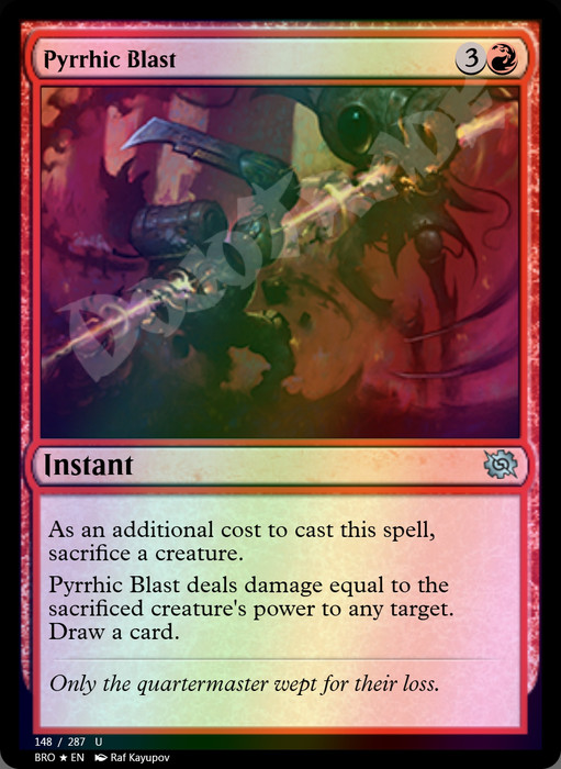 Pyrrhic Blast FOIL