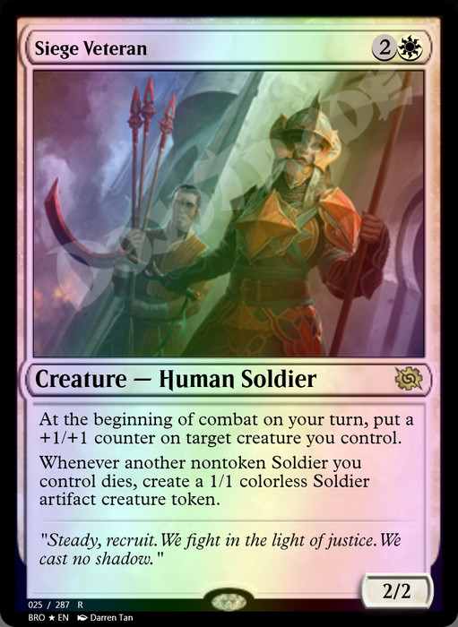 Siege Veteran FOIL