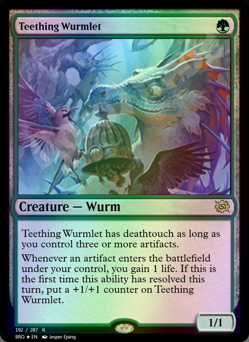 Teething Wurmlet FOIL