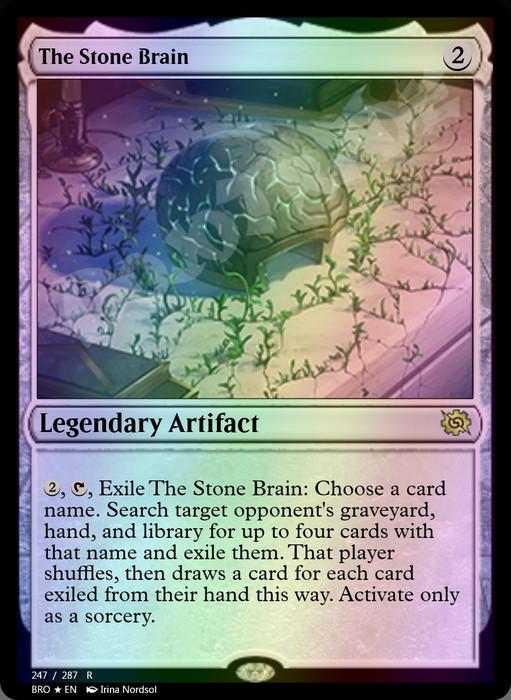 The Stone Brain FOIL