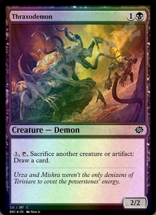 Thraxodemon FOIL