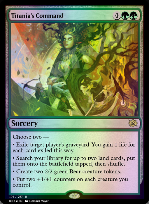 Titania's Command FOIL