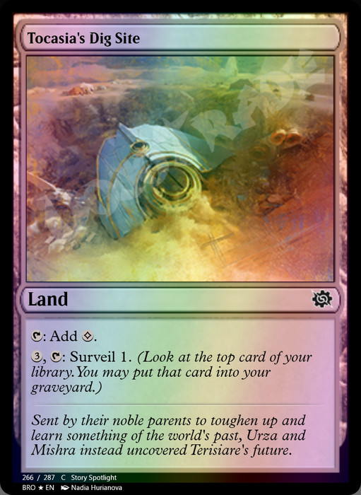 Tocasia's Dig Site FOIL