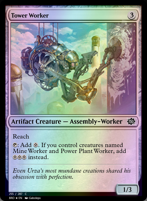 Tower Worker FOIL