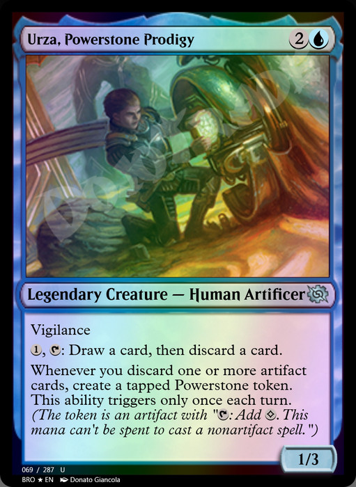 Urza, Powerstone Prodigy FOIL