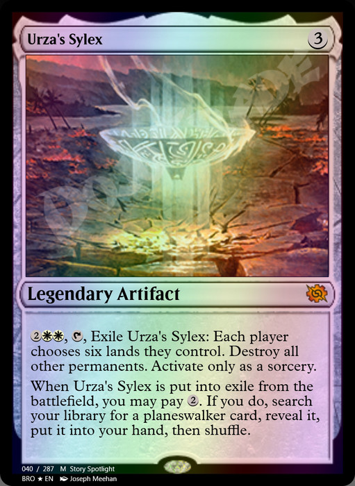 Urza's Sylex FOIL