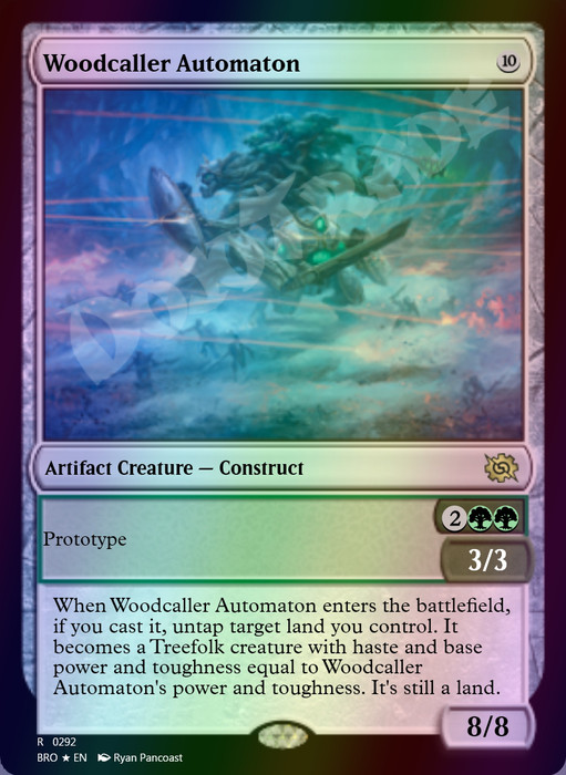 Woodcaller Automaton FOIL