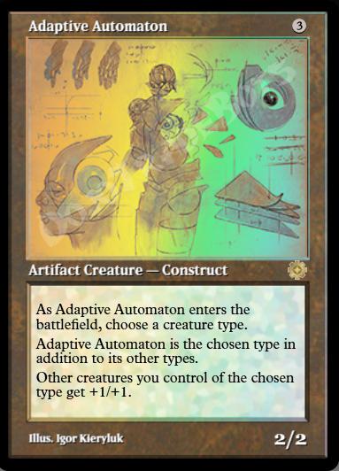 Adaptive Automaton (Retro Schematics) FOIL