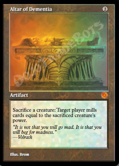 Altar of Dementia (Retro Frame) FOIL