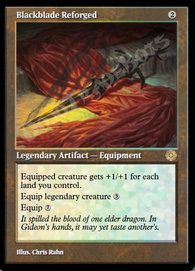 Blackblade Reforged (Retro Frame) FOIL