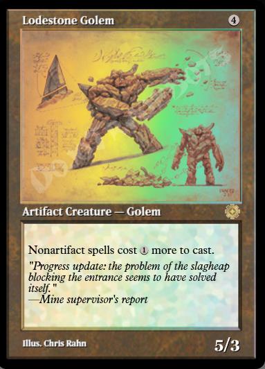 Lodestone Golem (Retro Schematics) FOIL