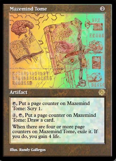 Mazemind Tome (Retro Schematics) FOIL