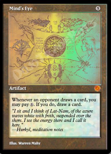 Mind's Eye (Retro Schematics) FOIL