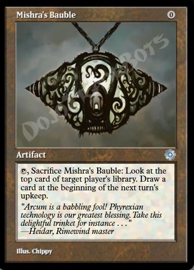 Mishra's Bauble (Retro Frame)