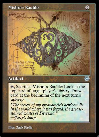 Mishra's Bauble (Retro Schematics) FOIL