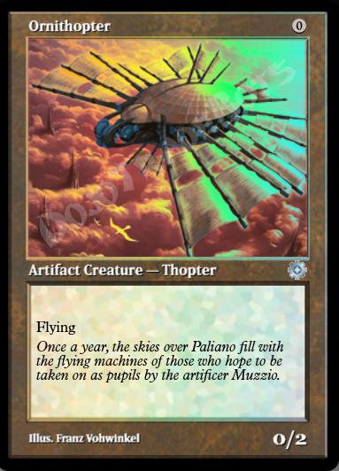 Ornithopter (Retro Frame) FOIL