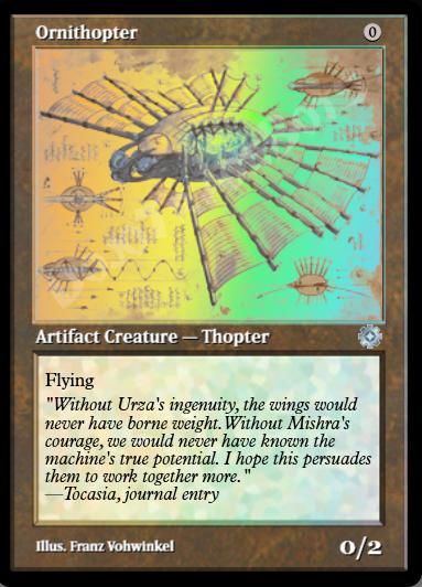 Ornithopter (Retro Schematics) FOIL