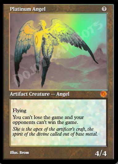 Platinum Angel (Retro Frame) FOIL