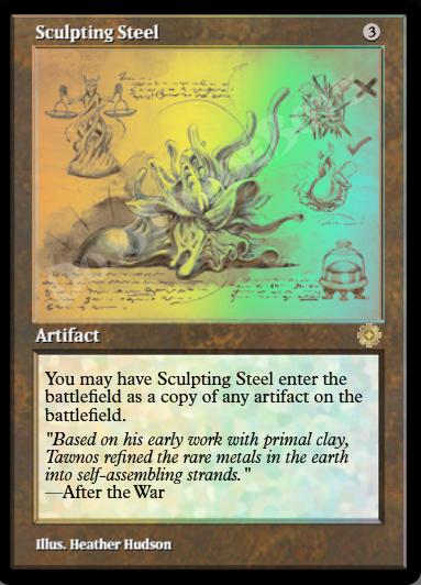 Sculpting Steel (Retro Schematics) FOIL