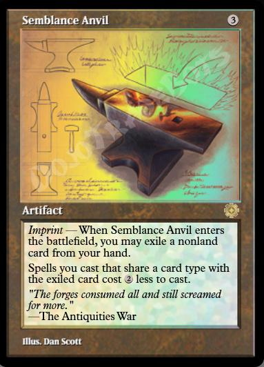 Semblance Anvil (Retro Schematics) FOIL