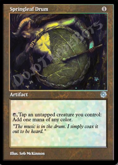 Springleaf Drum (Retro Frame) FOIL