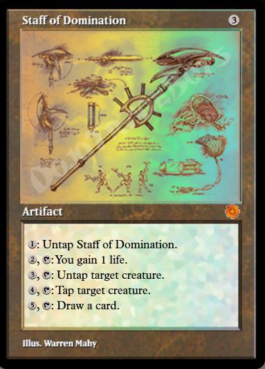 Staff of Domination (Retro Schematics) FOIL