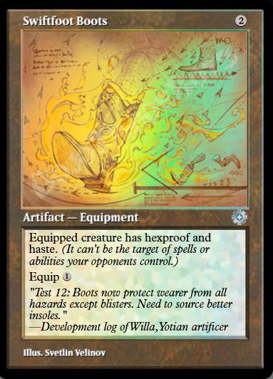 Swiftfoot Boots (Retro Schematics) FOIL