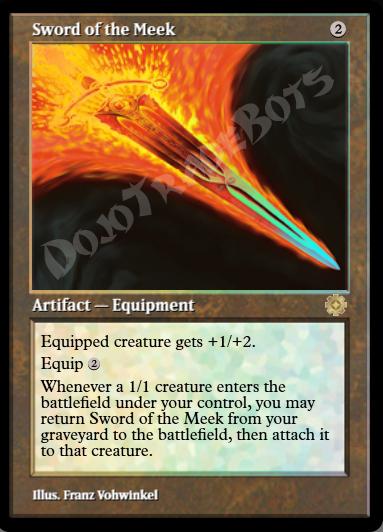 Sword of the Meek (Retro Frame) FOIL