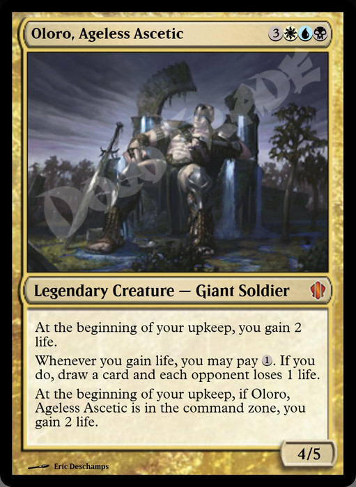 Oloro, Ageless Ascetic