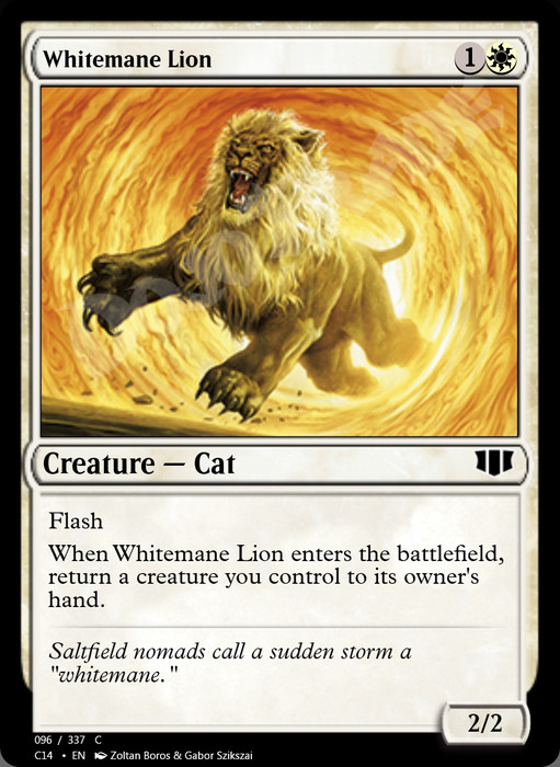 Whitemane Lion