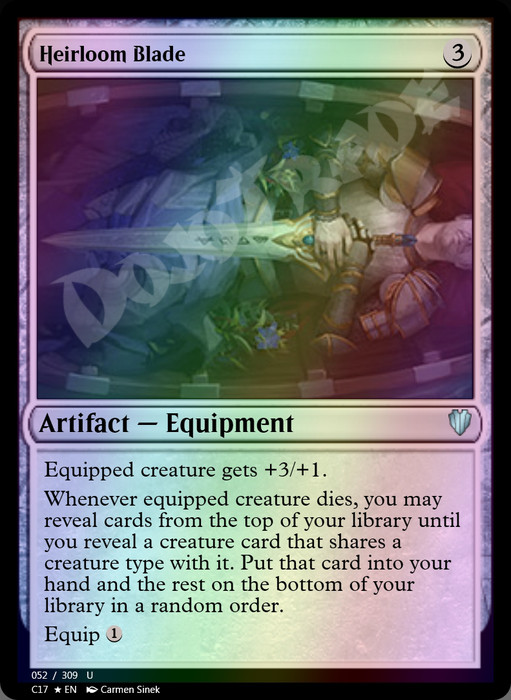 Heirloom Blade FOIL