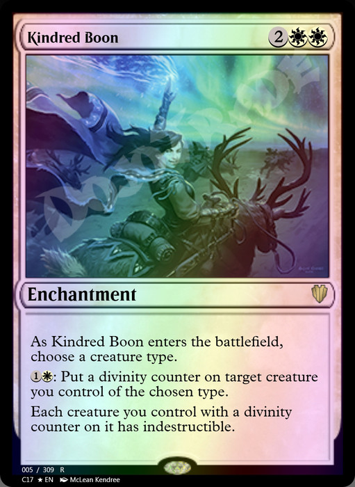 Kindred Boon FOIL