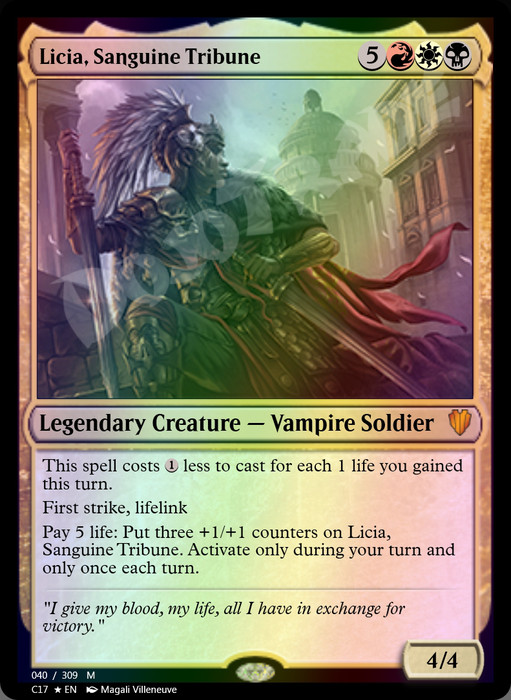 Licia, Sanguine Tribune FOIL