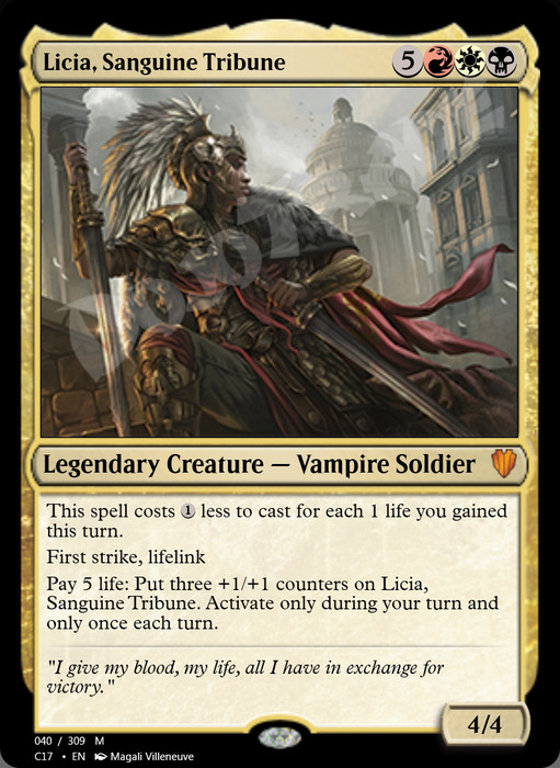 Licia, Sanguine Tribune