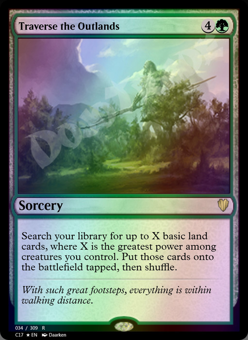 Traverse the Outlands FOIL