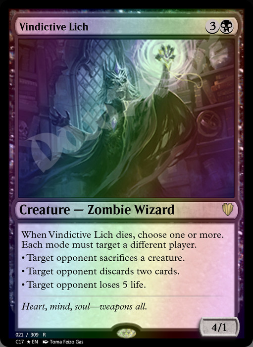 Vindictive Lich FOIL