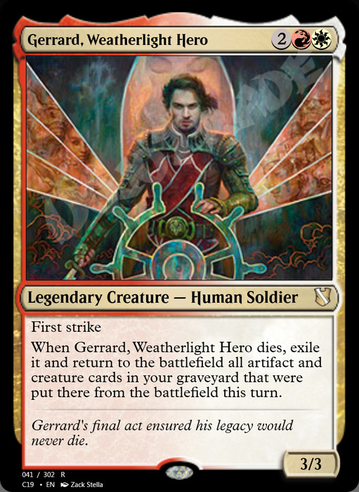 Gerrard, Weatherlight Hero