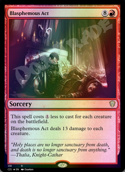 Blasphemous Act FOIL