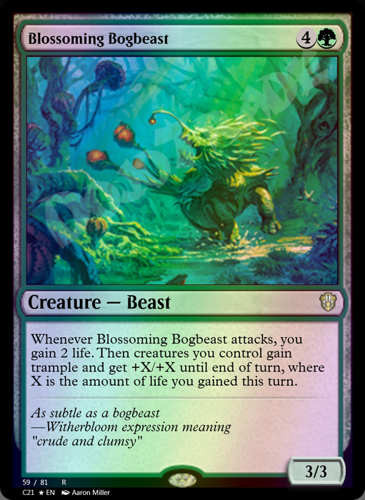 Blossoming Bogbeast FOIL