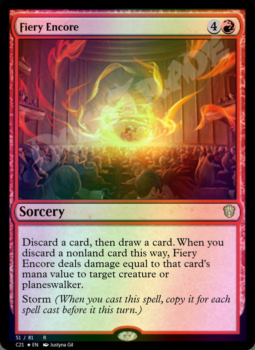 Fiery Encore FOIL