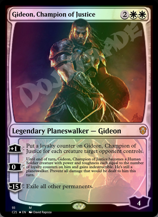 Gideon, Champion of Justice FOIL