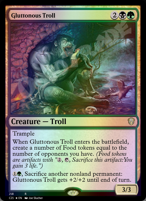 Gluttonous Troll FOIL