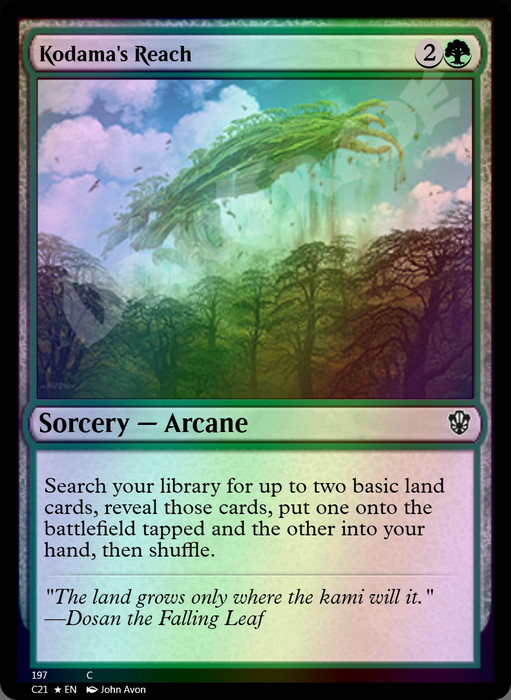 Kodama's Reach FOIL