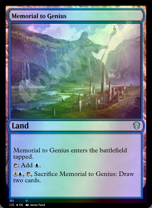 Memorial to Genius FOIL